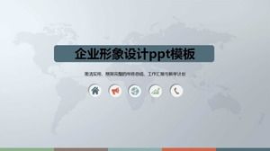 Modelo de ppt de design de identidade corporativa