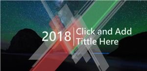 Modelo de ppt de introdução de empresa de design dinâmico