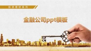 Modelo de ppt de empresa financeira