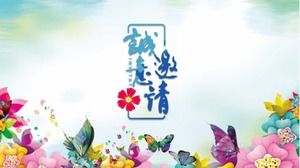 Ppt-Vorlage für elektronische Einladungen