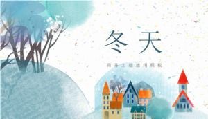 Winter business theme general ppt template