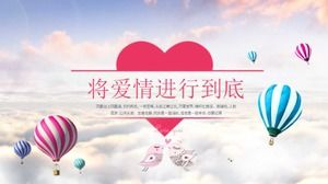 Dynamiczny szablon ppt Walentynki