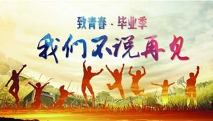 Reunion książka szablon ppt kolegów z klasy