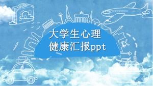 Student raport o zdrowiu psychicznym szablon ppt