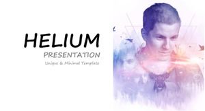 Beyaz minimalist Avrupa ve Amerikan tarzı çalışma planı ppt şablonu