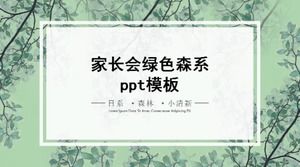 Plantilla ppt de reunión de padres de la escuela secundaria