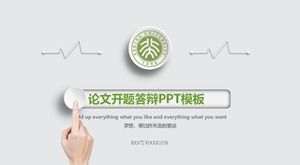 Thesis opening and defense ppt template