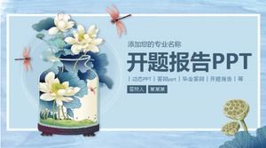 Modello ppt del rapporto di apertura degli studenti universitari