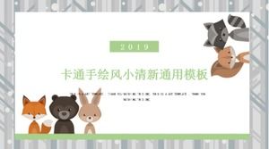 Modelo de ppt de curso de aula de jardim de infância