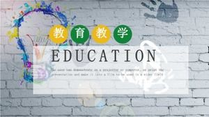 Englischlehrer sprechende ppt-Vorlage