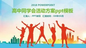 High school reunion activity plan ppt template