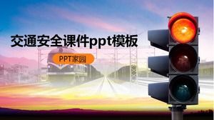 เทมเพลต ppt ของหลักสูตรความปลอดภัยการจราจร