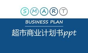 Modello ppt del piano aziendale del supermercato