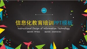 Modèle ppt de formation à l'éducation à l'information sur les dessins animés