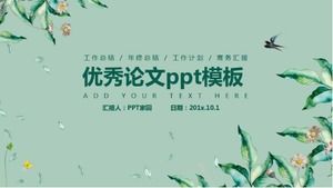 excelente plantilla ppt de papel