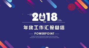 Modèle ppt de résumé de fin d'année du service des ventes