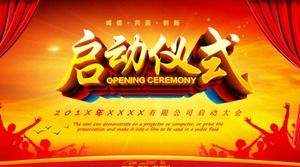 Membuka template ppt rencana acara