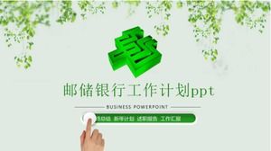 Pocztowy Bank Oszczędnościowy plan pracy szablon ppt
