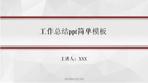 Rezumat lucrări ppt șablon simplu