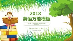 英語コースウェアpptユニバーサルテンプレート