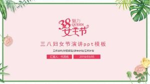 Women's Day speech ppt template