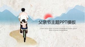 Father's Day theme ppt template