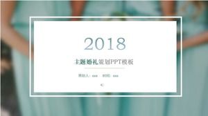 Modèle ppt de planification de mariage à thème