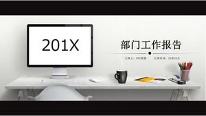 부서 업무 보고서 ppt 템플릿