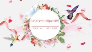 ppt-Vorlage zum Thema Frauentag am 8. März