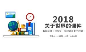 À propos du monde Téléchargement du modèle de didacticiel PPT