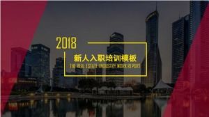 Yeni gelenlerin göreve başlama eğitimi ppt şablonu