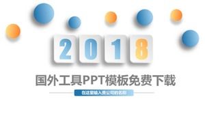 Descărcare gratuită a șablonului PPT pentru instrumente străine