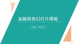 Plantilla de presentación de diapositivas de negocios financieros