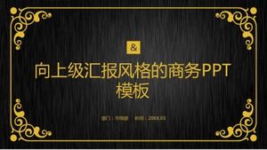 Modello PPT aziendale per segnalare lo stile ai superiori