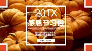 Creative simple Thanksgiving event planning and marketing plan ppt template