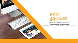 Бизнес-офис фон шаблон PPT