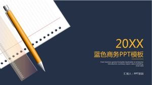 ดาวน์โหลดแพ็คเกจเทมเพลต PPT ธุรกิจสีน้ำเงิน