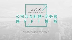 Titolo della riunione aziendale - modello PPT di gestione aziendale