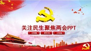 Concentrez-vous sur le modèle ppt de moyens de subsistance des gens