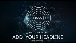 Evrensel yıldız teknolojisi anlayışı genel PPT şablonu