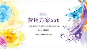 Modello ppt del piano di marketing