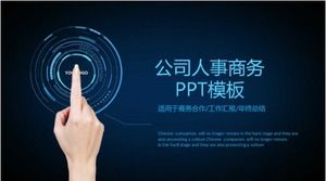 Şirket personeli iş PPT şablonu