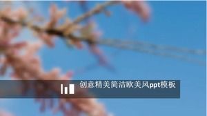 Modello ppt in stile europeo e americano bello e semplice