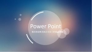 Exquisite and creative European and American style company employee training ppt template