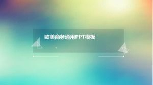 Allgemeine PPT-Vorlage für europäische und amerikanische Unternehmen