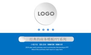 Klasik iş şablonu PPT serisi indir