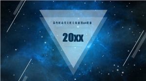 簡約時尚的英文歐美風通用ppt模板