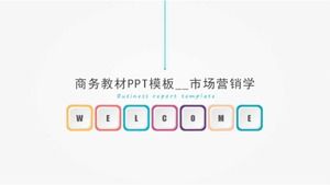 Plantilla PPT de libro de texto de negocios __ Marketing