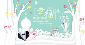 Yaratıcı düğün planlama ppt şablonu