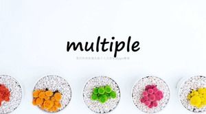 Simple technology European and American style personal work summary ppt template